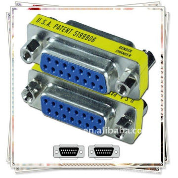 NEUE 15Pin VGA SVGA weiblich zum weiblichen Verbindungsstück-Koppler-Adapter / VGA-Adapter